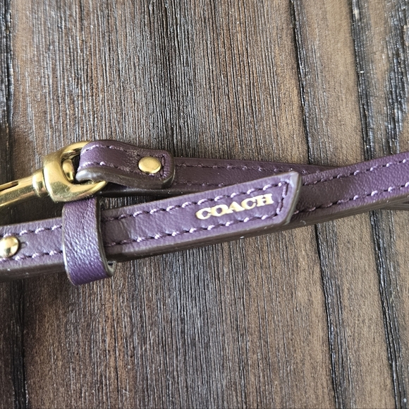 Coach Purple Sequin Wristlet - Picture 4 of 6
